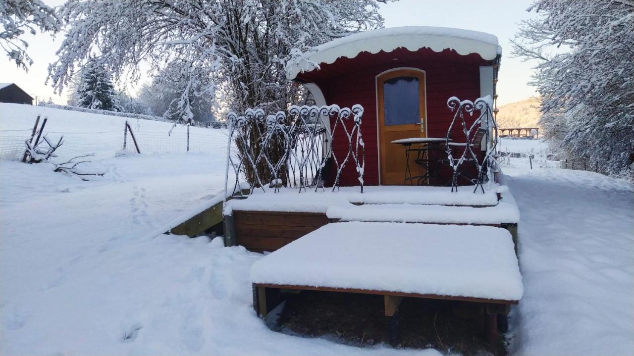 Vila La Tiny House De La Bergerie Lierneux Exteriér fotografie