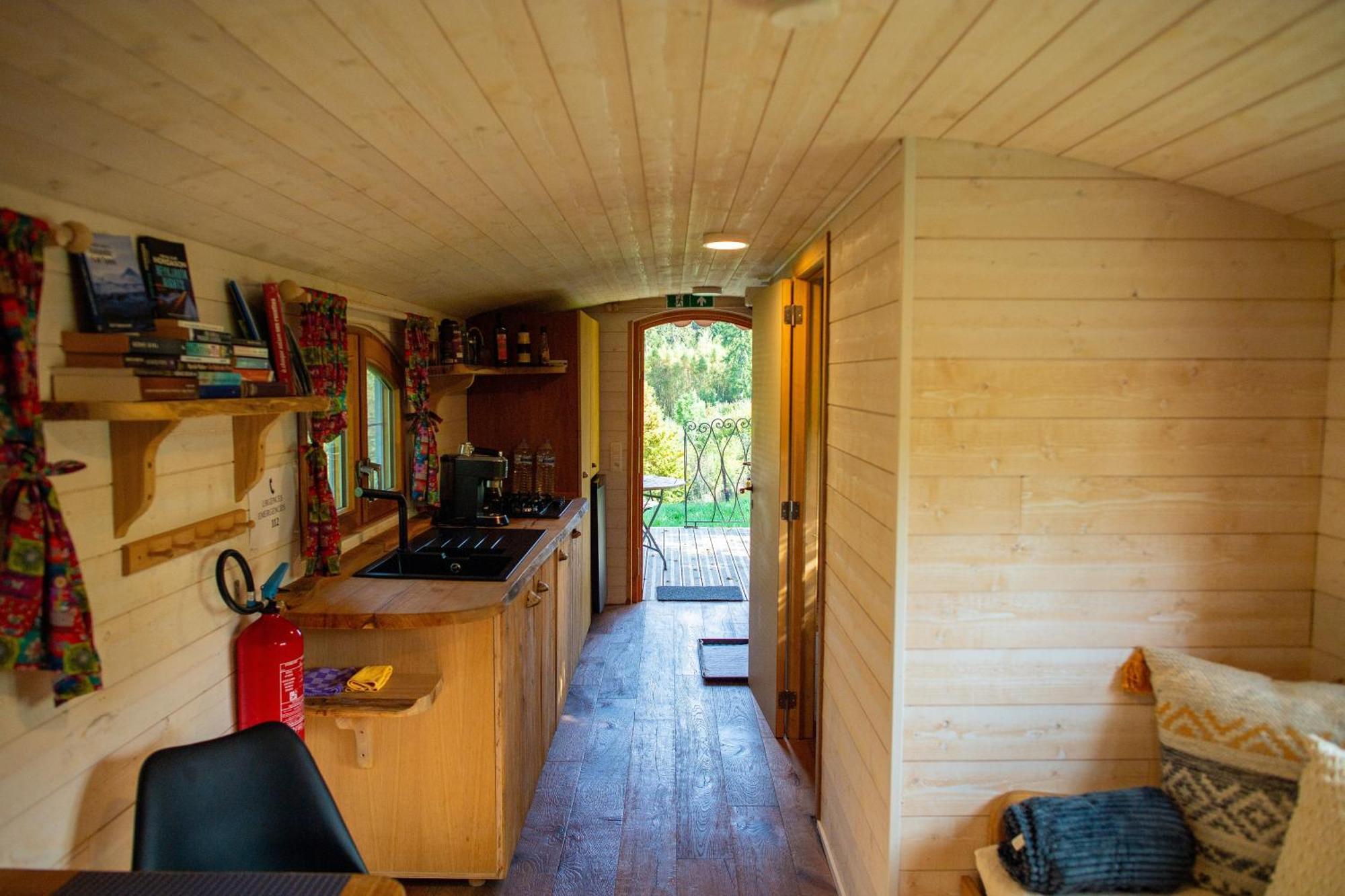 Vila La Tiny House De La Bergerie Lierneux Exteriér fotografie