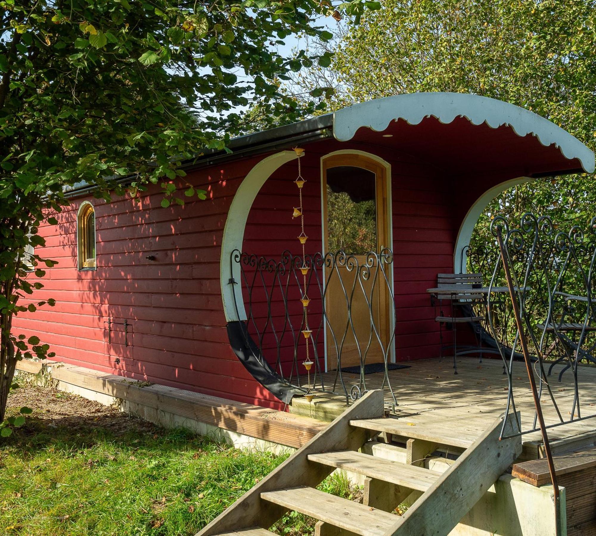 Vila La Tiny House De La Bergerie Lierneux Exteriér fotografie
